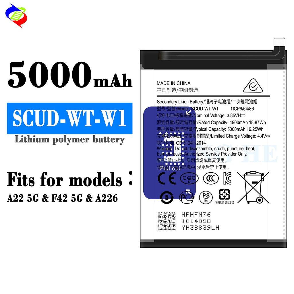 For Samsung Galaxy A22 5G / A226 Battery SCUD-WT-W1 (SKU: 21983)