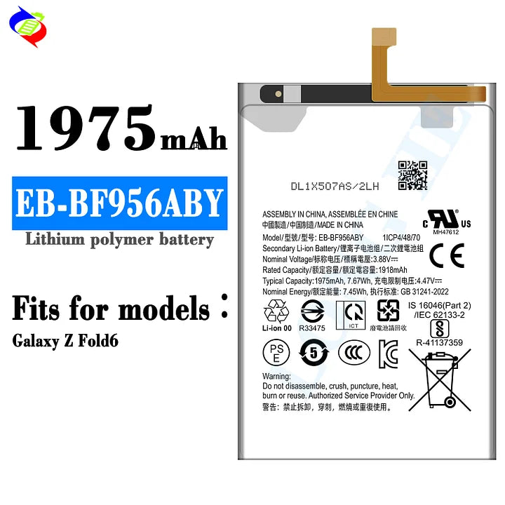 For Samsung Galaxy Z Fold6 Battery EB-BF956ABY (SKU: 22020)
