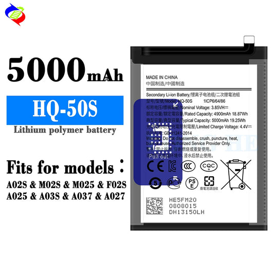 For Samsung Galaxy A02s / A025 / A03s / A037 /M02S /F02S Battery HQ-50S (SKU: 21967)