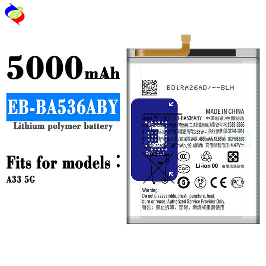 For Samsung Galaxy A33 5G / A336 Battery EB-BA536ABY (SKU: 21989)
