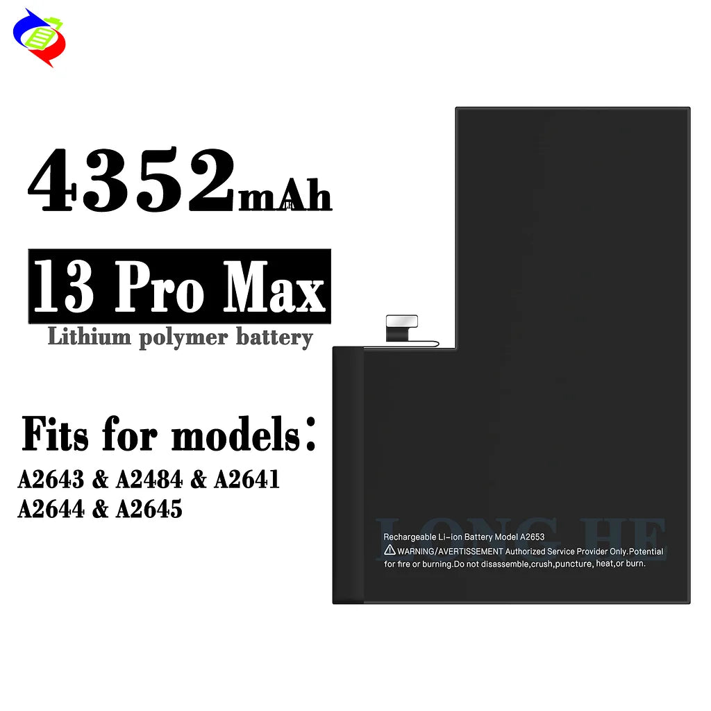For iPhone 13 Pro Max Standard Capacity Battery 4352mAh (SKU: 10818)