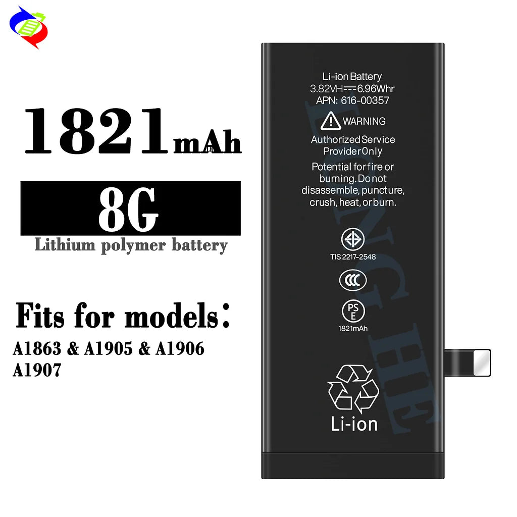 For iPhone 8 Standard Capacity Battery 1821mAh (SKU: 10784)