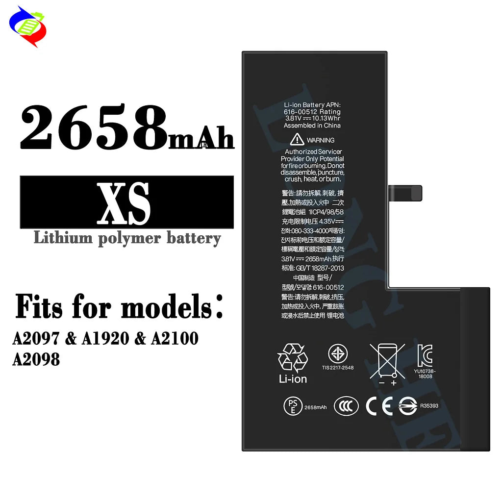 For iPhone XS Standard Capacity Battery 2658mAh (SKU: 10792)