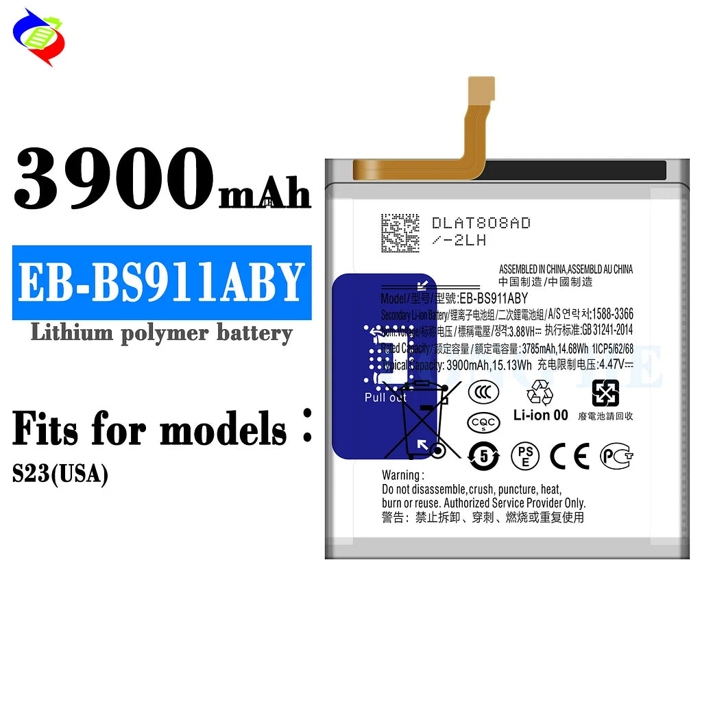 For Samsung Galaxy S23 Battery / US Version / EB-BS911ABY (SKU: 21949)