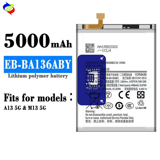 For Samsung Galaxy A13 5G / A136 Battery EB-BA136ABY (SKU: 21976)