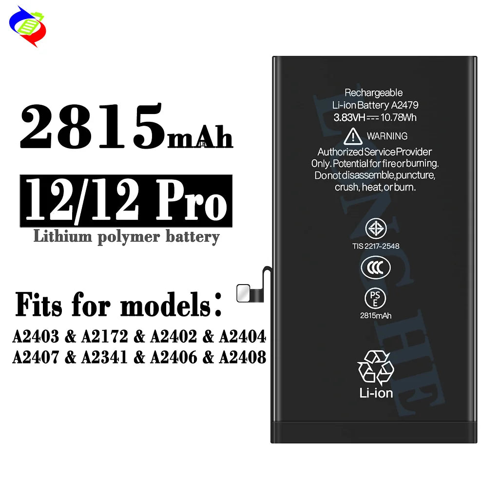For iPhone 12 / 12 Pro Standard Capacity Battery 2815mAh (SKU: 10804)