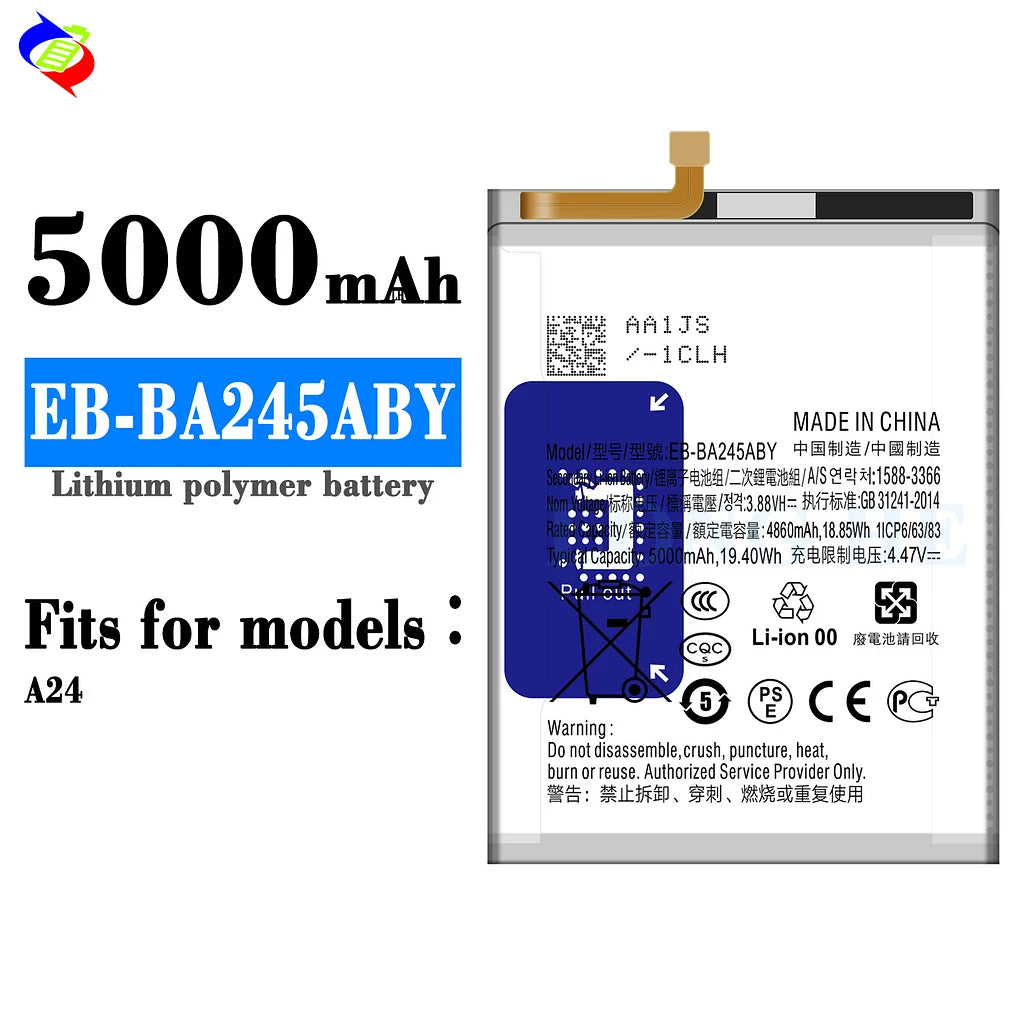 For Samsung Galaxy A24 / A245 Battery EB-BA245ABY (SKU: 21985)