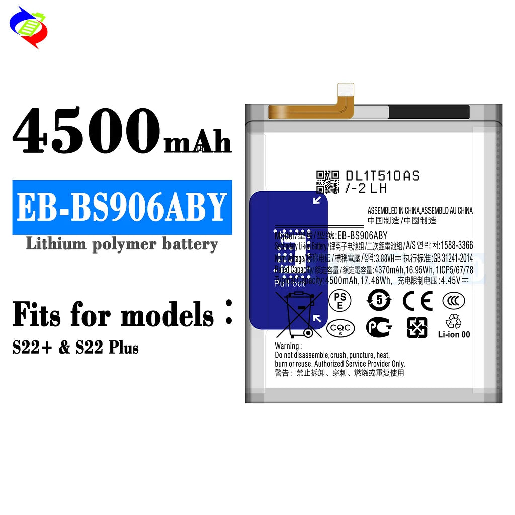 For Samsung Galaxy S22 Plus Battery EB-BS906ABY (SKU: 21946)