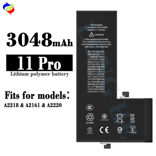 For iPhone 11 Pro Standard Capacity Battery 3048mAh (SKU: 10798)