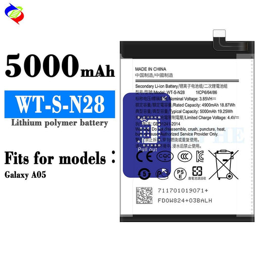For Samsung Galaxy A05 / A055 Battery WT-S-N28 (SKU: 21921)