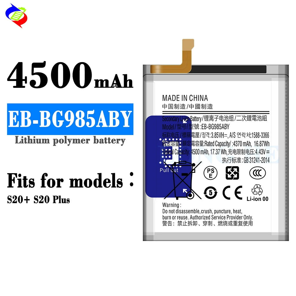 For Samsung Galaxy S20 Plus Battery EB-BG985ABY (SKU: 21937)