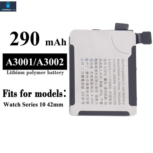 For Apple Watch S10 42mm Battery 290mAh (SKU: 13088)