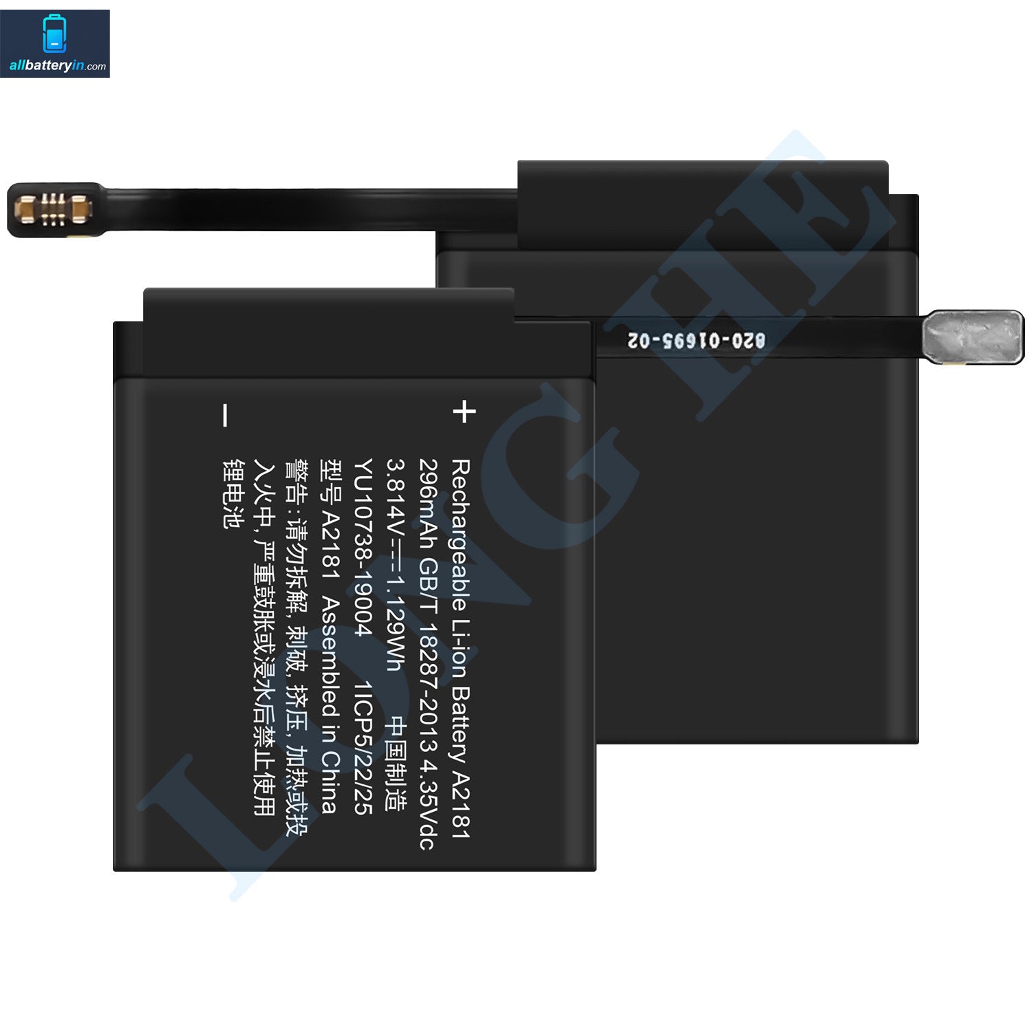 For Apple Watch S5 / SE (2020) 44mm / A2181 Battery 296mAh (SKU: 13079)