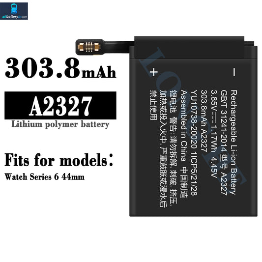 For Apple Watch S6 44mm Battery 303.8mAh (SKU: 13081)