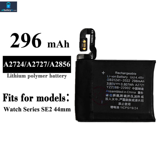 For Apple Watch SE 2 (2022) 44mm Battery 296mAh (SKU: 13095)