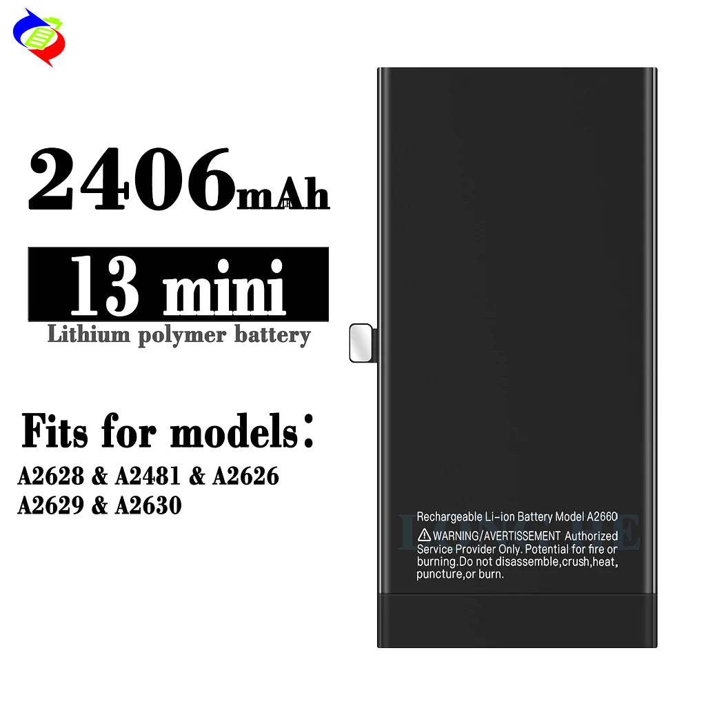 For iPhone 13 mini Standard Capacity Battery 2406mAh (SKU: 10814)