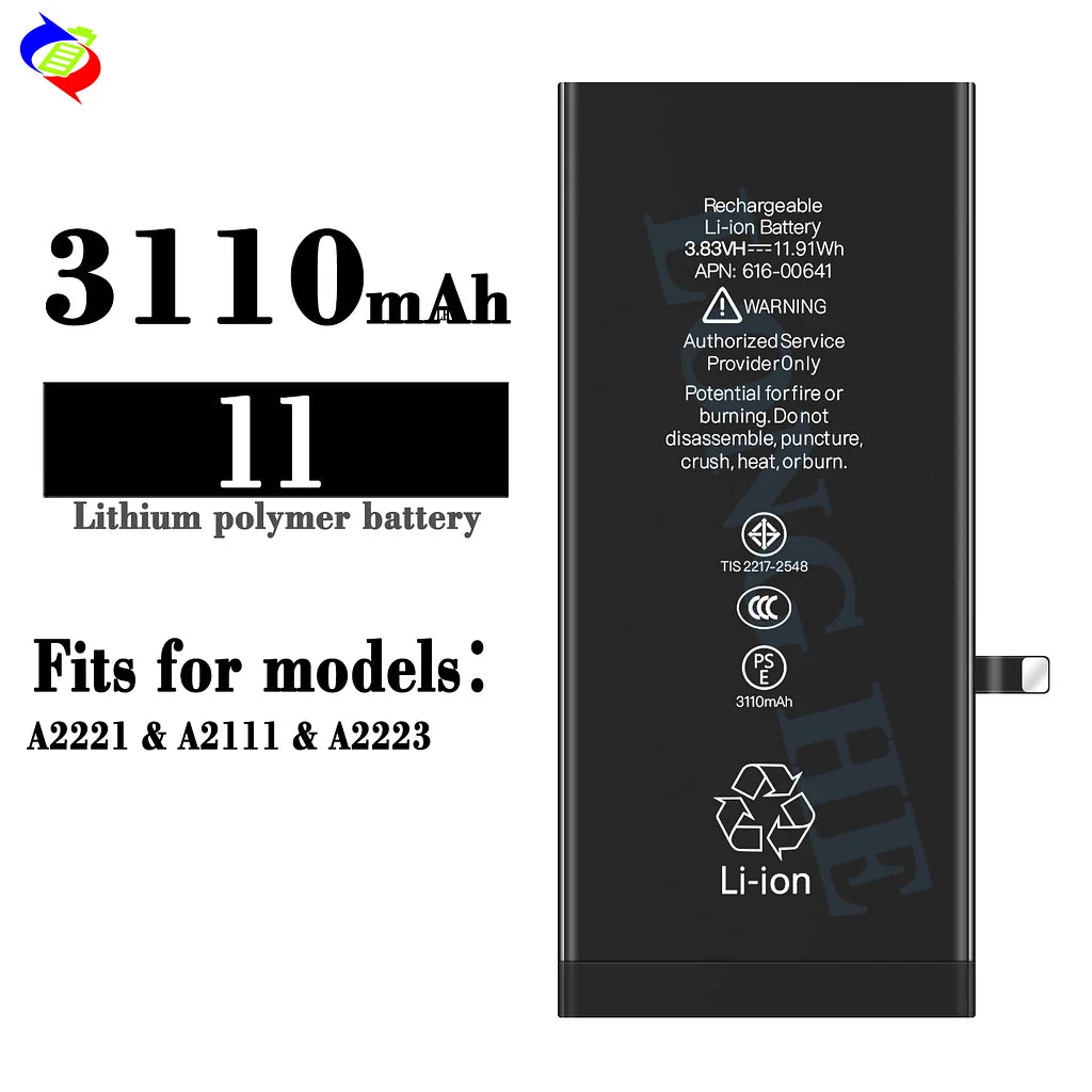 For iPhone 11 Standard Capacity Battery 3110mAh (SKU: 10796)
