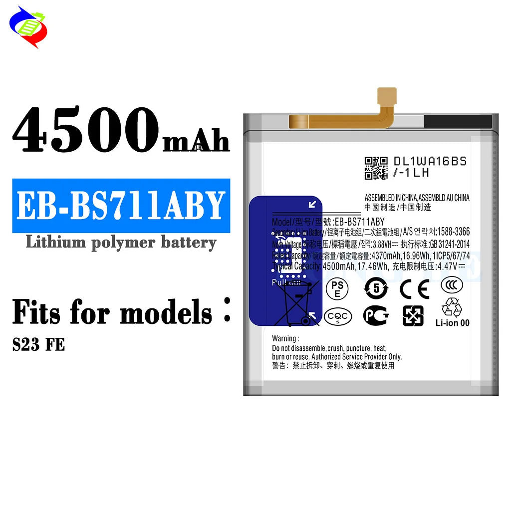 For Samsung Galaxy S23 FE Battery EB-BS711ABY (SKU: 21952)