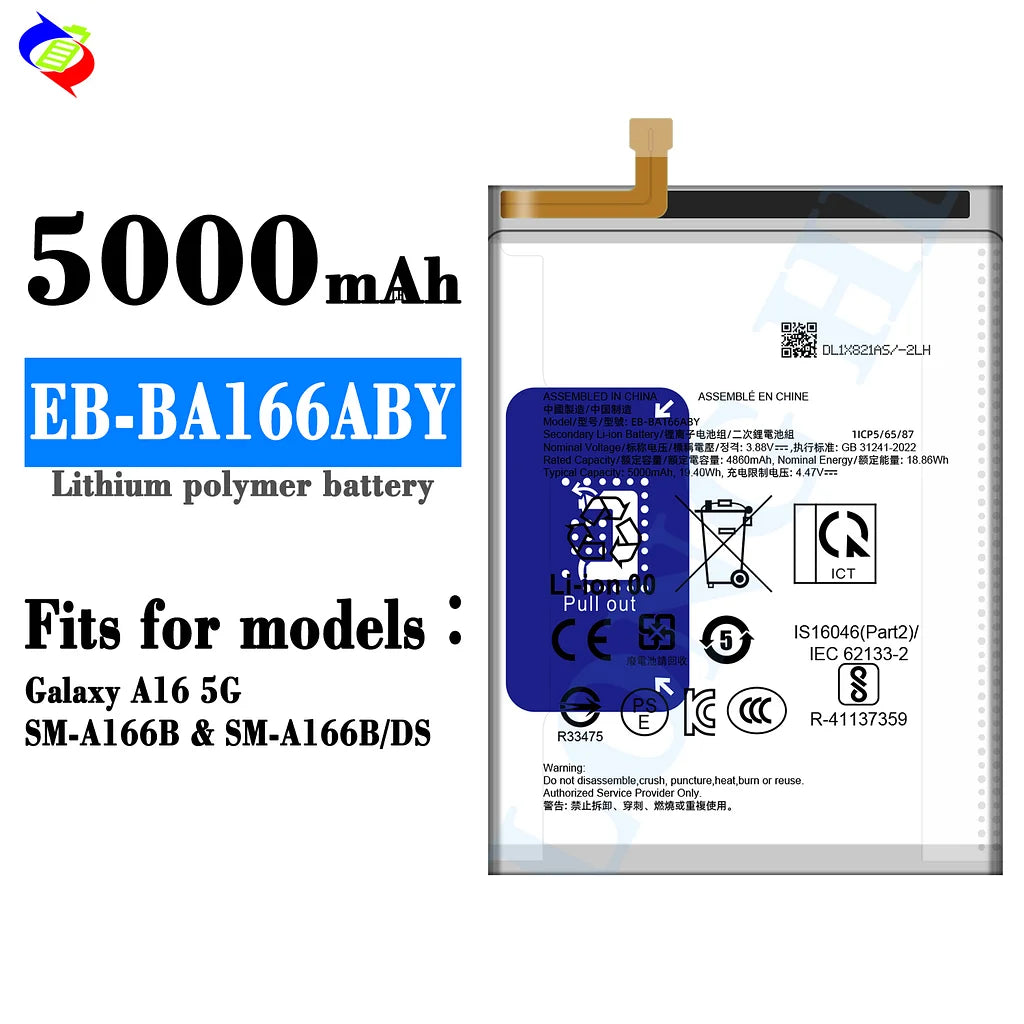 For Samsung Galaxy A16 5G / A166 Battery E8-BA166ABY (SKU: 21981)