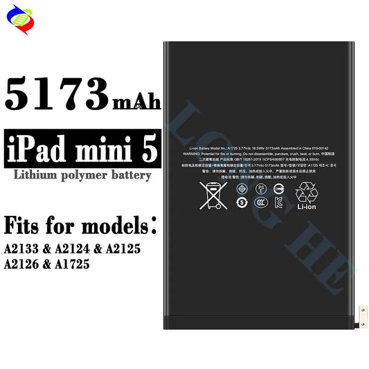 For iPad Mini 5 (2019) / A2133 / A2124 / A2125 / A2126 Battery (SKU: 14014)
