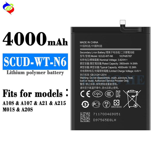 For Samsung Galaxy A21 / A215 / A10S / A107 / A20S Battery SCUD-WT-N6 (SKU: 21982)