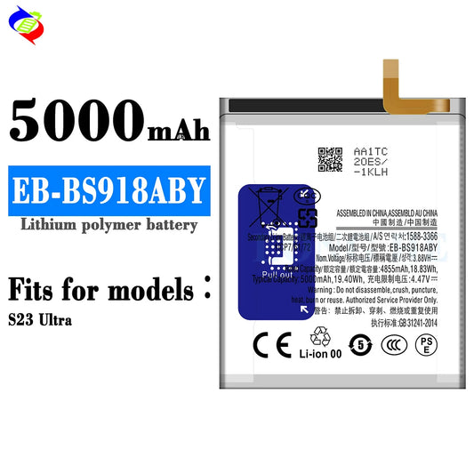 For Samsung Galaxy S23 Ultra Battery EB-BS918ABY (SKU: 21951)