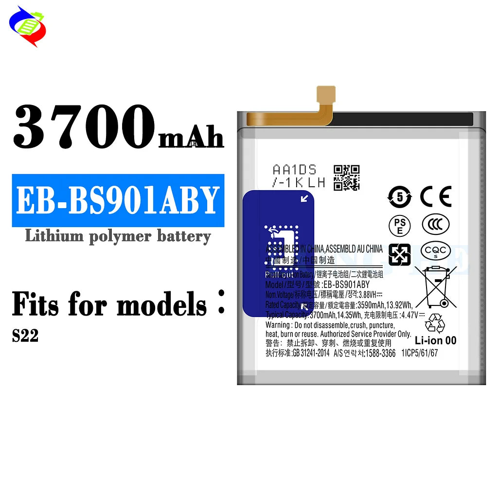 For Samsung Galaxy S22 Battery EB-BS901ABY (SKU: 21945)